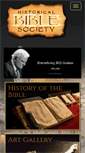 Mobile Screenshot of historicalbiblesociety.org